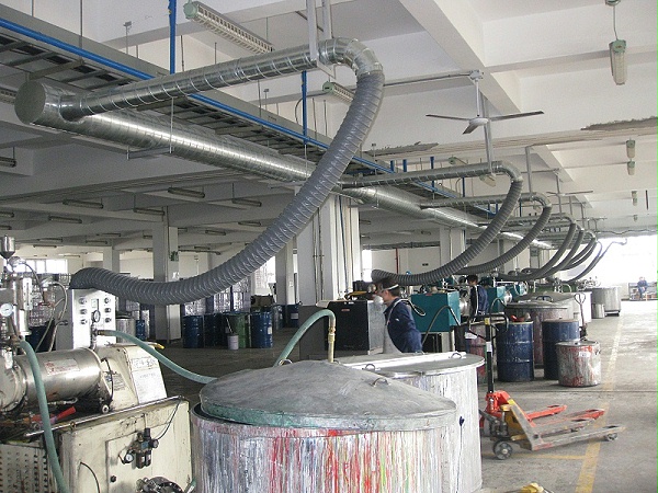 澳纳森的家具制造厂废气处理设备